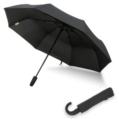 Зонт складной автомат Art Rain 3920 черный 3сл. 8сп.