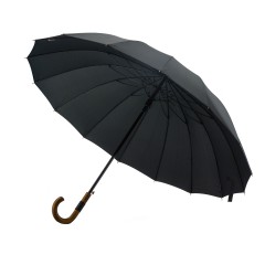 Зонт трость механика Parachase 7165 16 сп черный