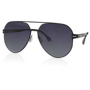 Сонцезахисні окуляри Kaizi J8079 C4 срібло чорний