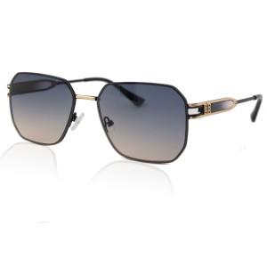 Сонцезахисні окуляри Kaizi S33155 C70 золото синьо-беж гр