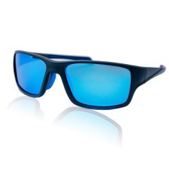Сонцезахисні окуляри SumWin Polar 3057 C2 чорний синє дзеркало