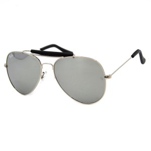 Сонцезахисні окуляри RB 3422 зі шкірою Silver білий чорн. біла