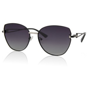 Сонцезахисні окуляри Kaizi PS33123 C56 срібло чорний гр