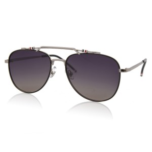 Солнцезащитные очки Kaizi PS31914 C106 серебро фиолетово-беж гр