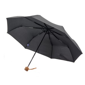 Зонт складной механика Zest 43530 ,черный,3сл.,8сп.,упак.12 шт.