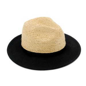 Шляпа федора Del Mare АРВЕН натуральный/черный