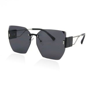 Сонцезахисні окуляри Leke LK2222 C1 чорний срібло/чорний