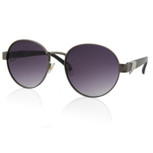 Солнцезащитные очки SumWin 0729 с цепочкой C2 металл черно-фиолет гр