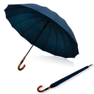 Зонт трость механика Parachase 7165 синий 16 сп