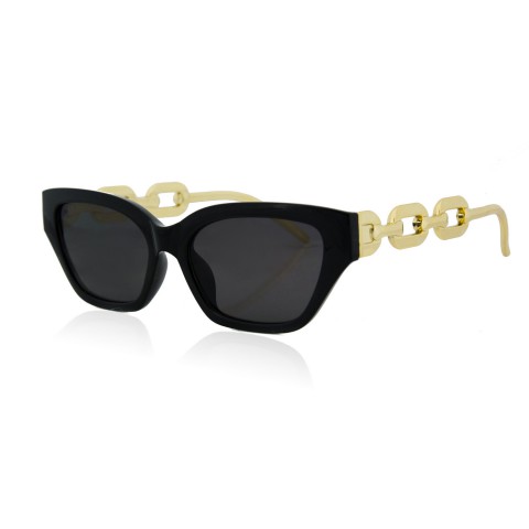 Сонцезахисні окуляри SumWin 2285 C1 чорний золото/чорний
