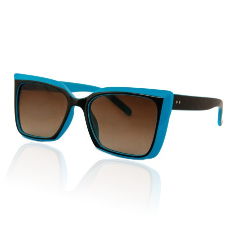 Сонцезахисні окуляри SumWin 2277 C46 блакитний/коричневий гр