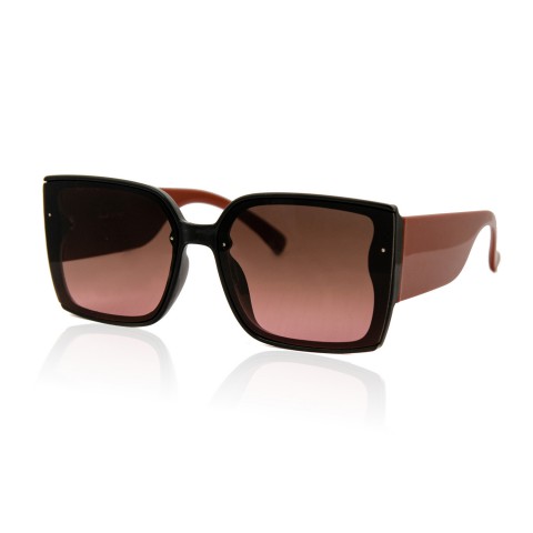 Сонцезахисні окуляри Luoweite LWT2180 C5 чорний коричневий/коричнево-рожевий гр