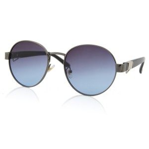 Солнцезащитные очки SumWin 0729 с цепочкой C3 металл черно-синий гр