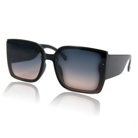 Сонцезахисні окуляри Luoweite LWT2180 C6 чорний/синьо-беж гр