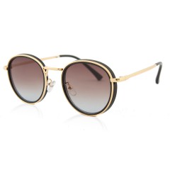 Сонцезахисні окуляри H12 2442 C2 золото коричнево-сірий гр