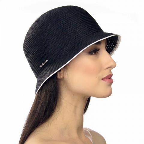 Шляпа Del Mare ЮТА черный/белый