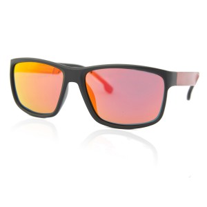Солнцезащитные очки Cavaldi Polar 9725 C3 черный матовый оранжевое зеркало
