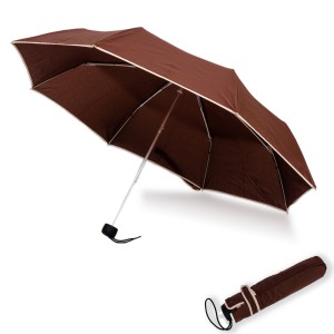 Зонт складной автомат Parachase 3213 коричневый 3 сл 8 сп