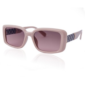 Солнцезащитные очки 1231 C4 персик коричнево-розовый гр