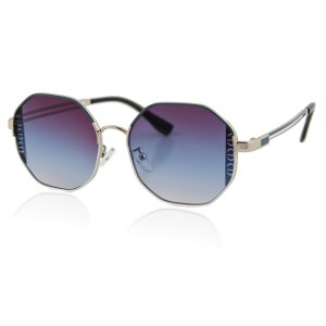 Солнцезащитные очки SumWin 2473 C4 серебро фиолетово-синий