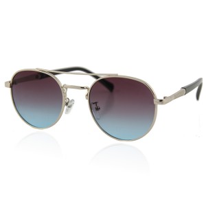 Солнцезащитные очки SumWin 2377-1 C7 серебро коричнево-голубой гр