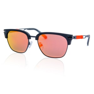 Солнцезащитные очки Matrix MV002 166-123-C18 черный матовый красное зеркало