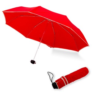 Зонт складной автомат Parachase 3213 красный 3 сл 8 сп