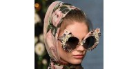 Необычные дизайнерские очки с показа мод