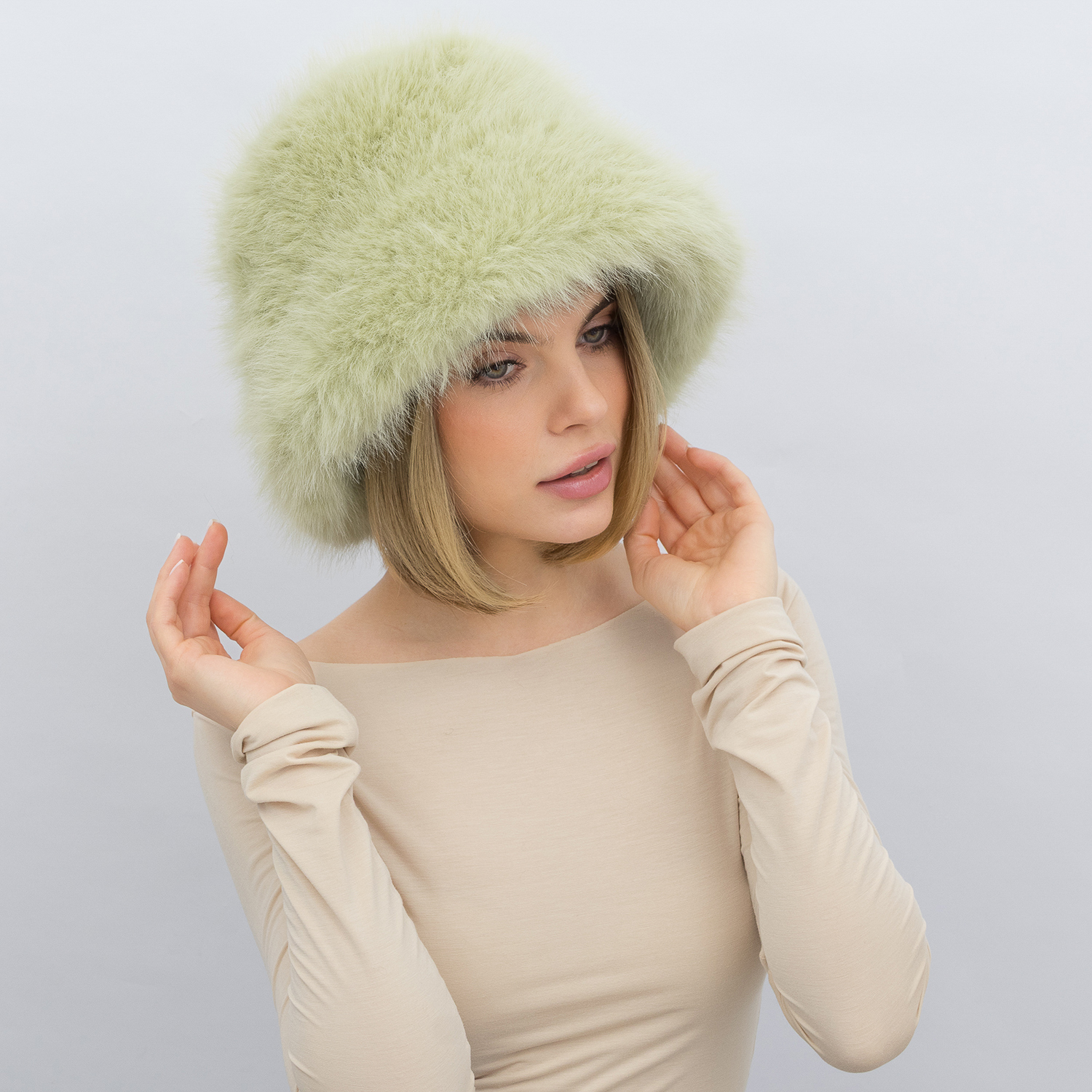 Шапка Malisa ЛЕВИЯ салатовий