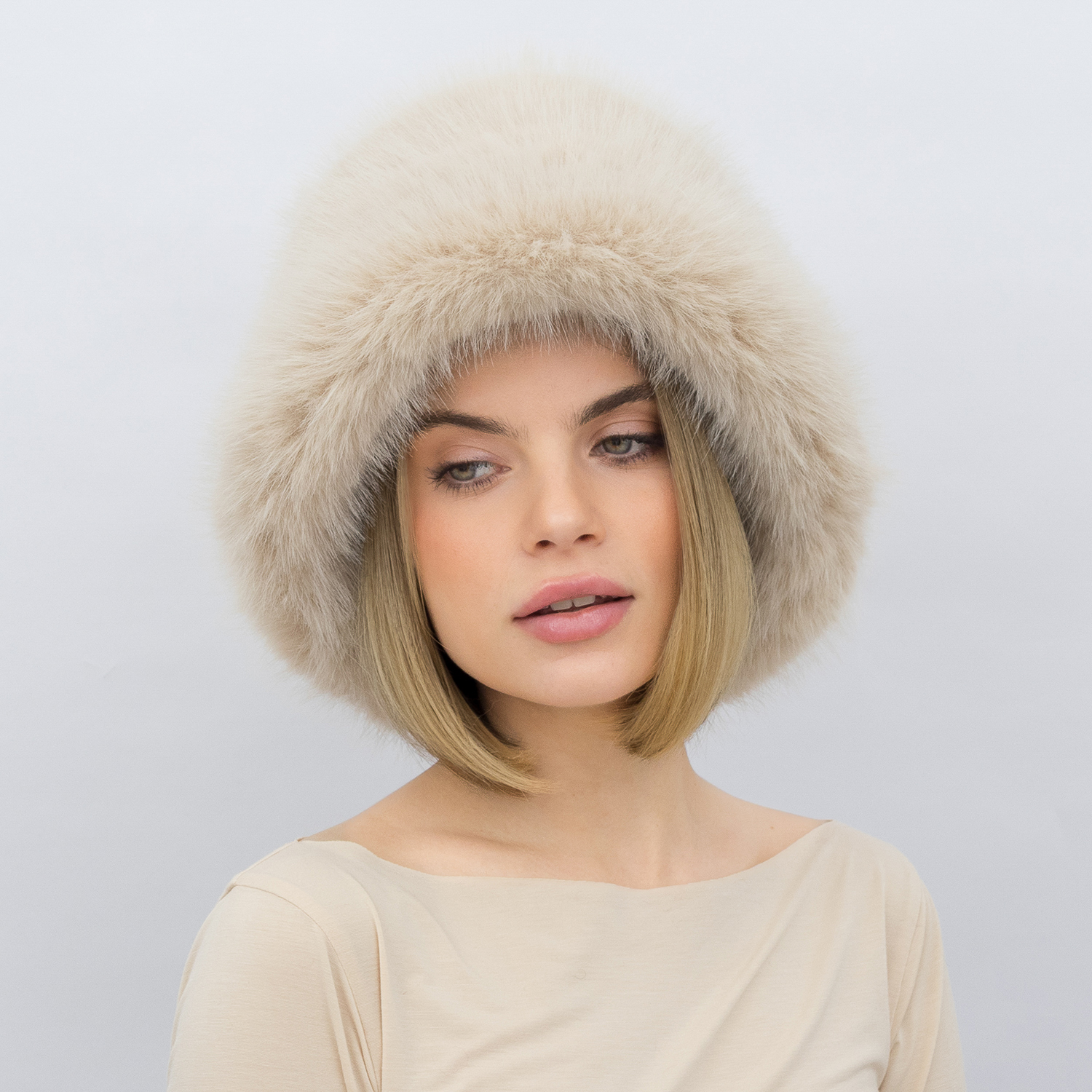 Шапка Malisa ЛЕВИЯ св.бежевый