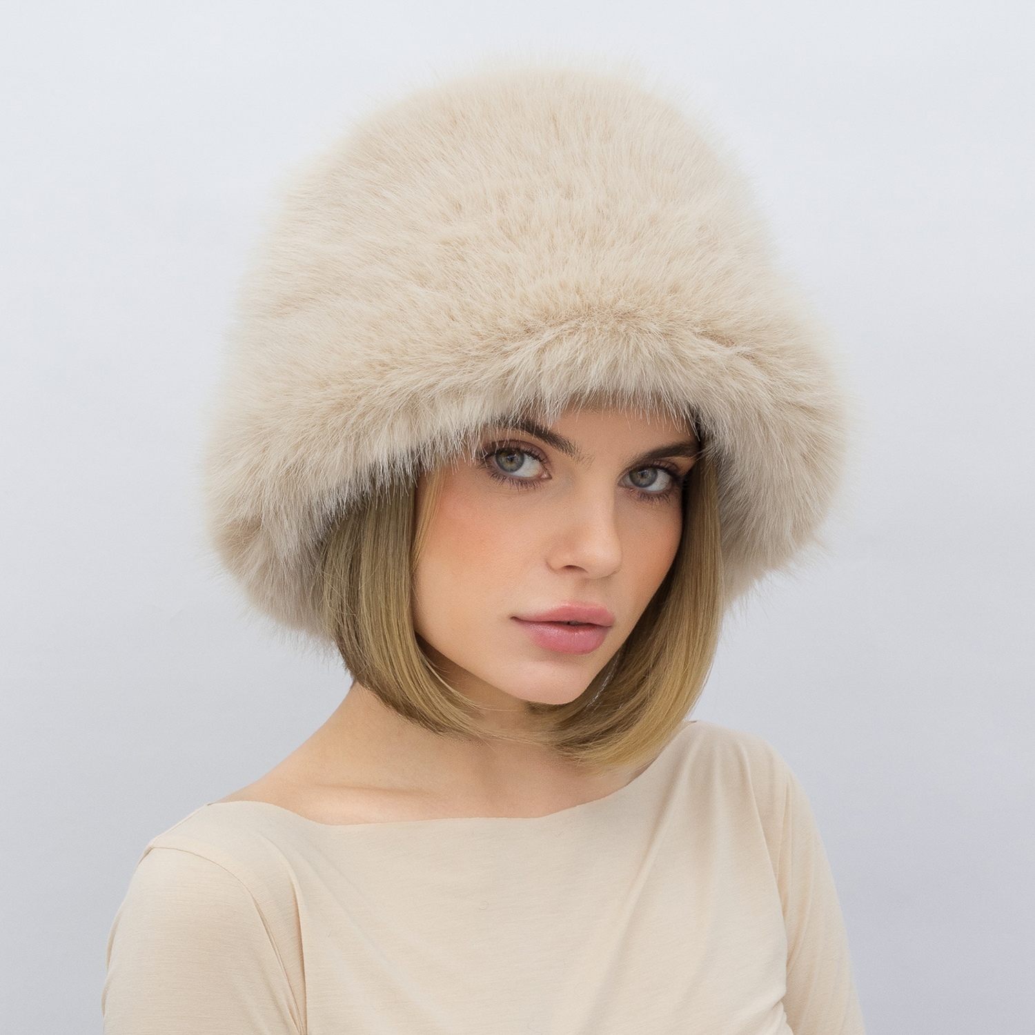 Шапка Malisa ЛЕВИЯ св.бежевый