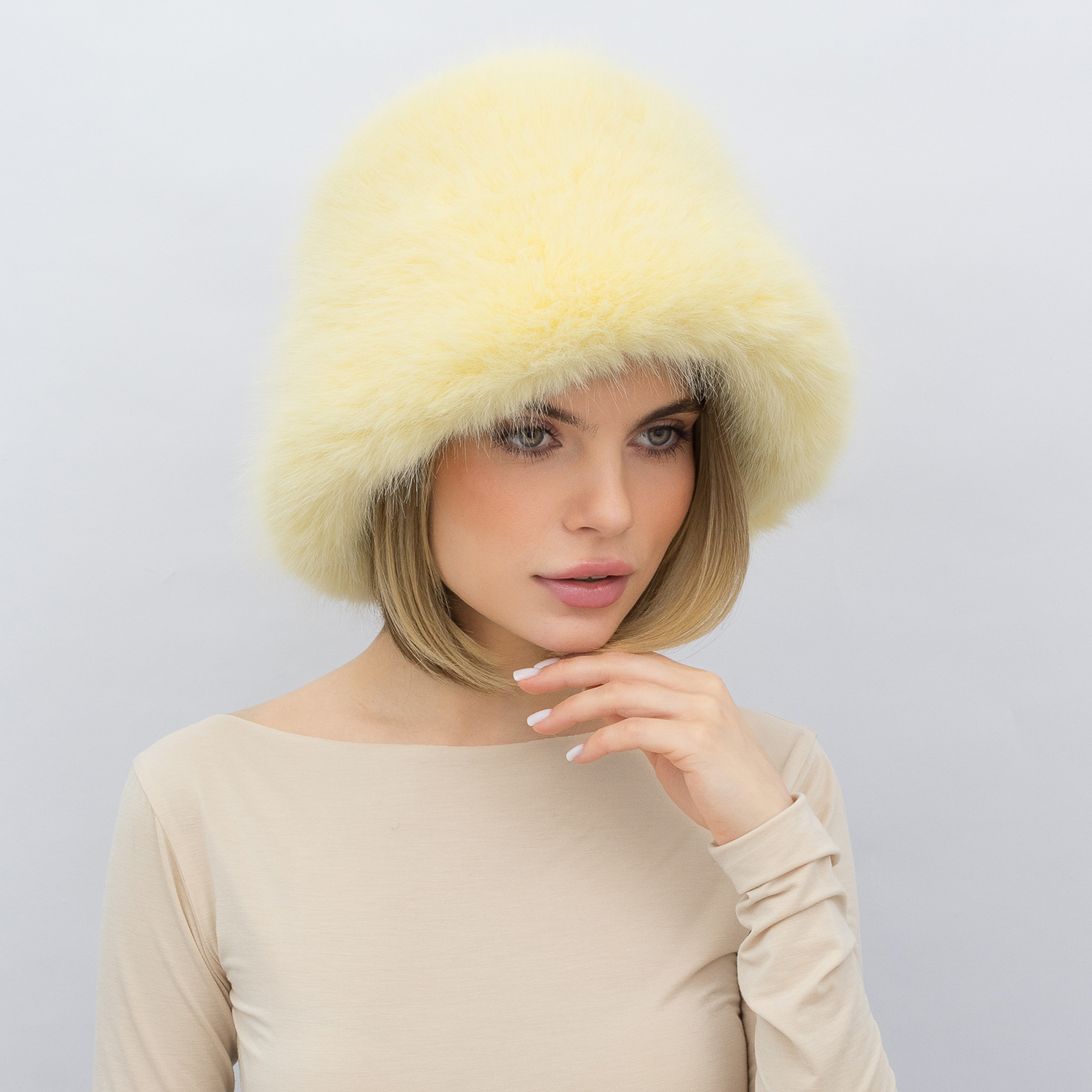 Шапка Malisa ЛЕВИЯ лимон