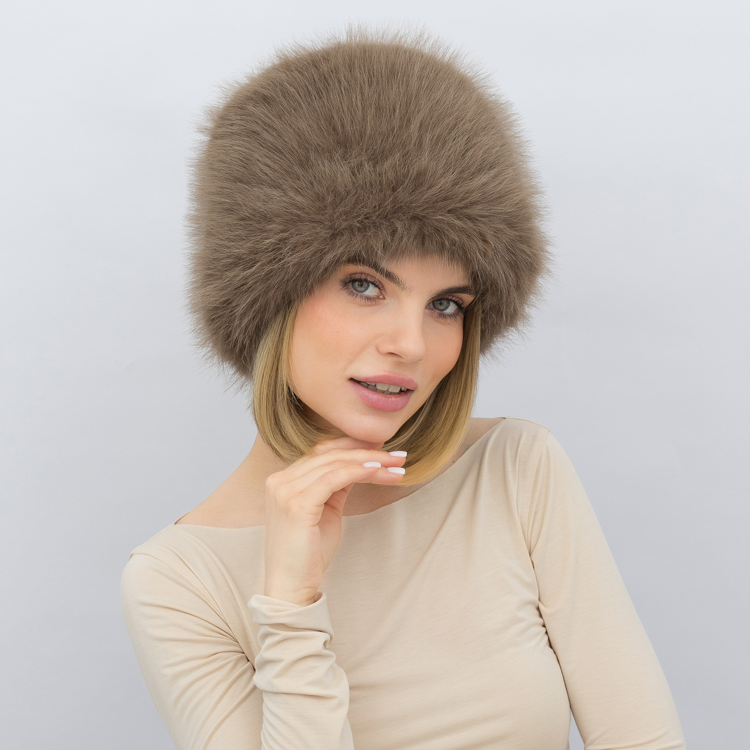 Шапка Malisa КАМІЛА капучіно