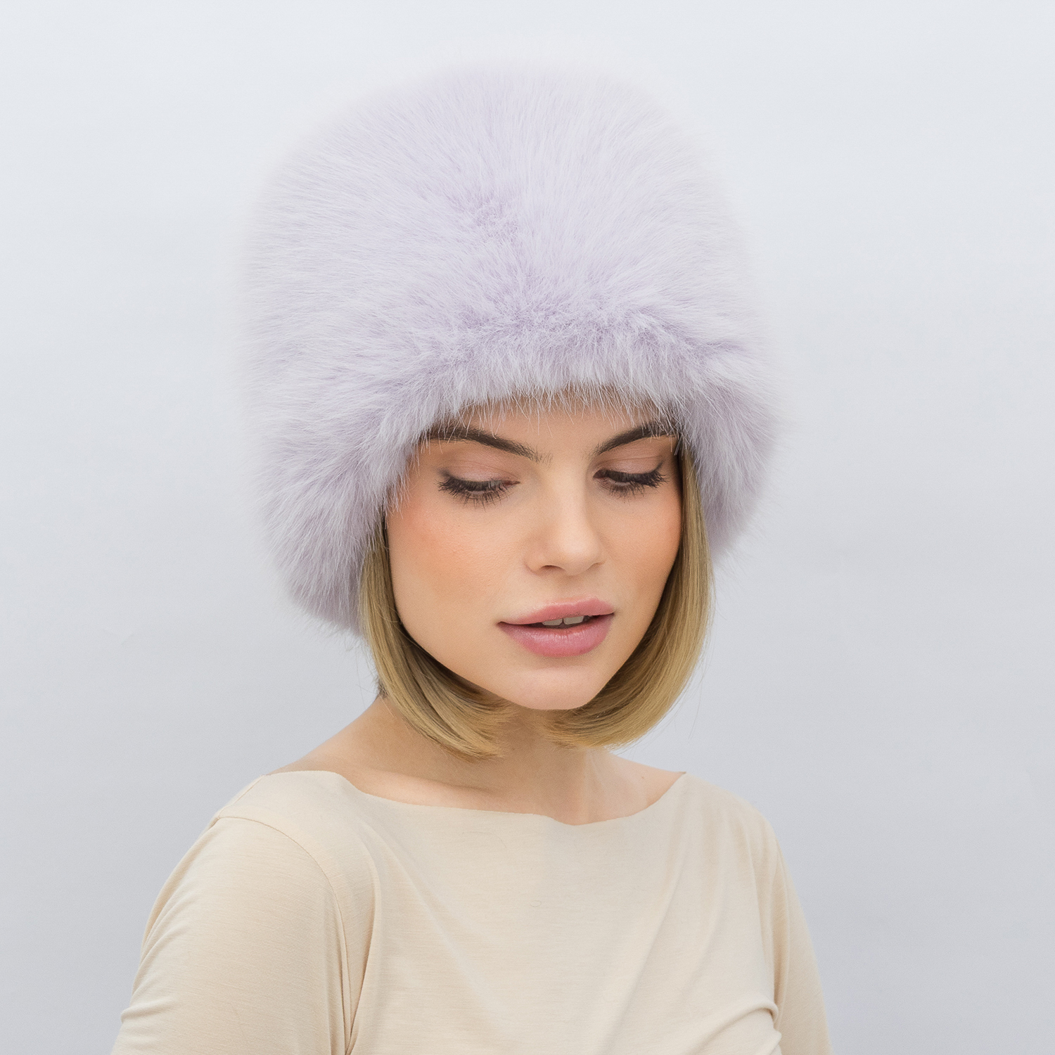 Шапка Malisa КАМІЛА лаванда