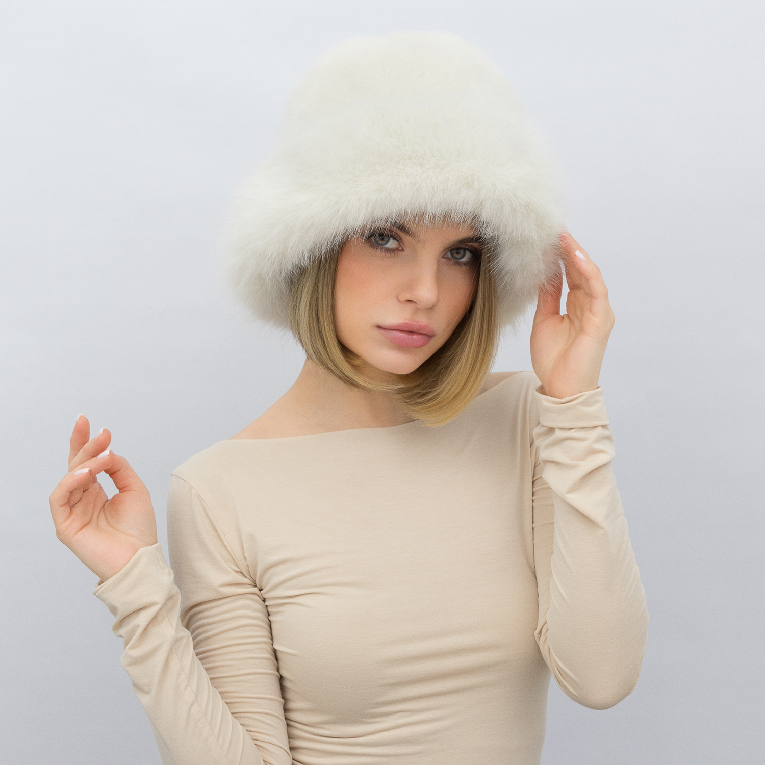 Шапка Malisa МАРГАРЕТ белый