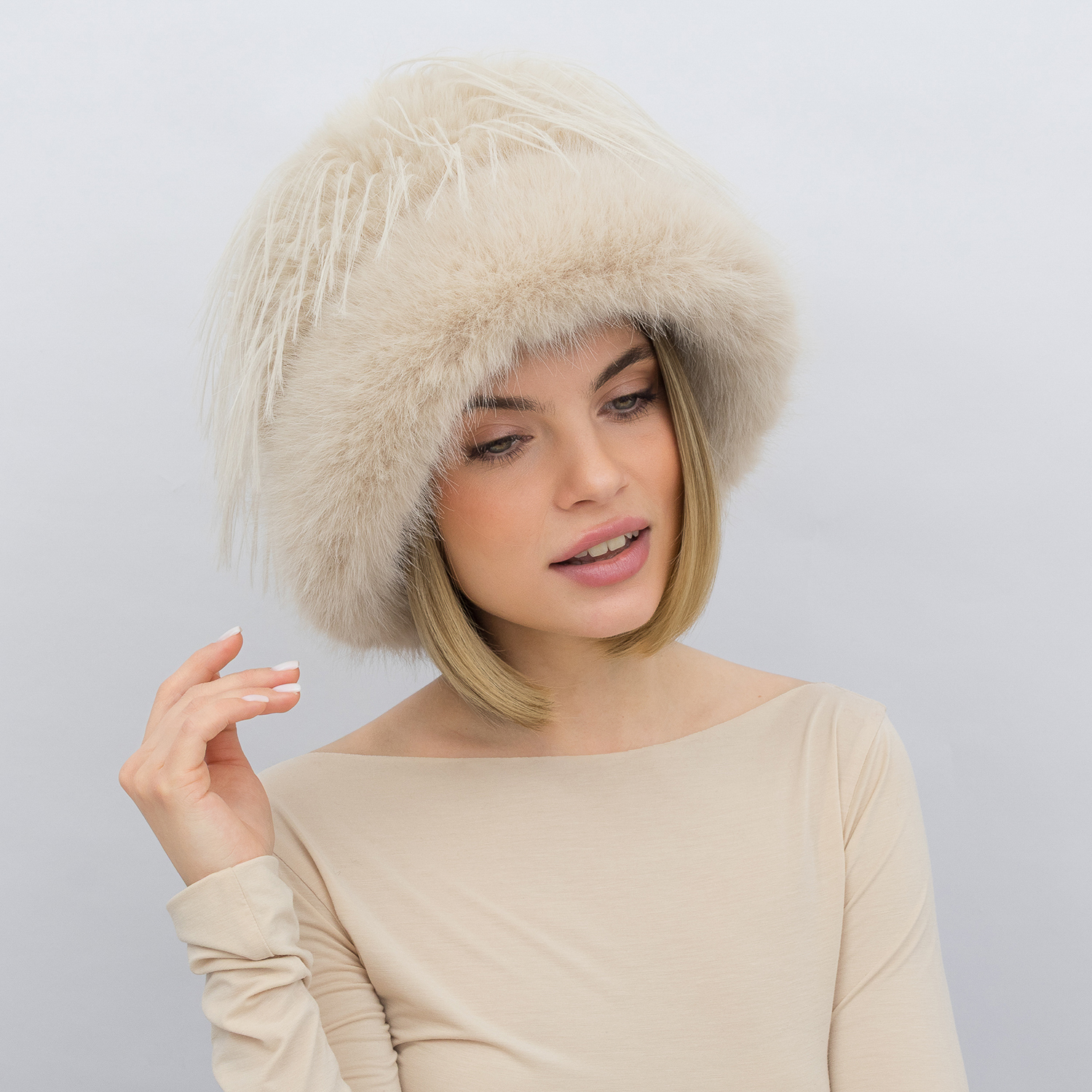 Шапка Malisa АЛАЙН св.бежевый