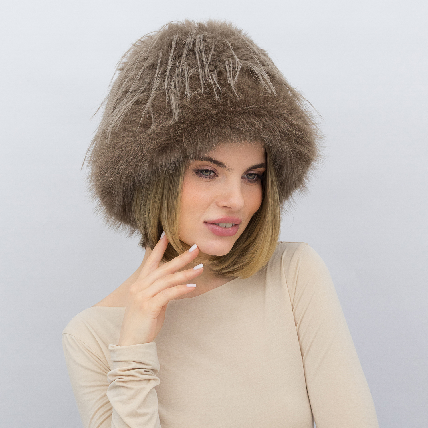 Шапка Malisa АЛАЙН капуччино