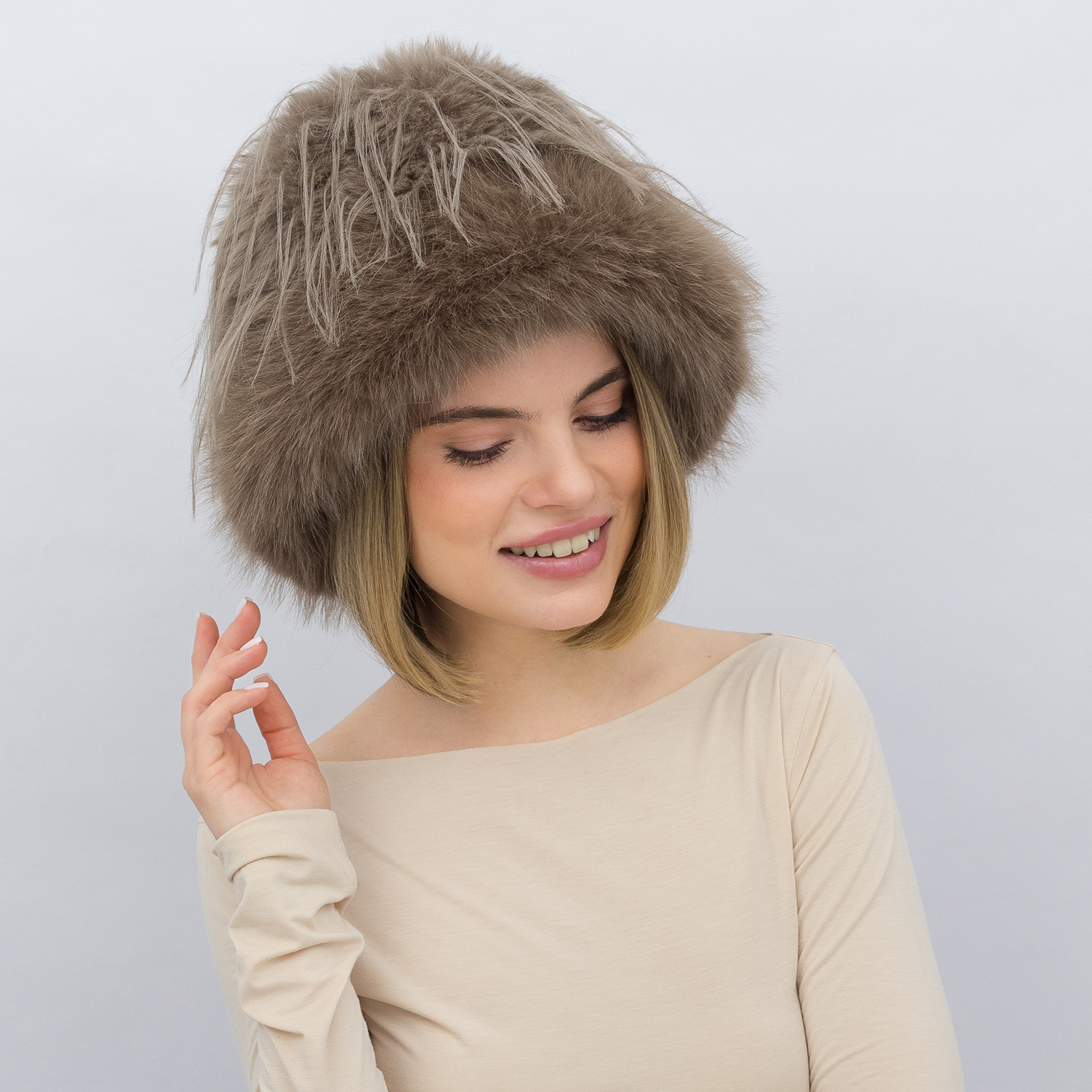 Шапка Malisa АЛАЙН капуччино