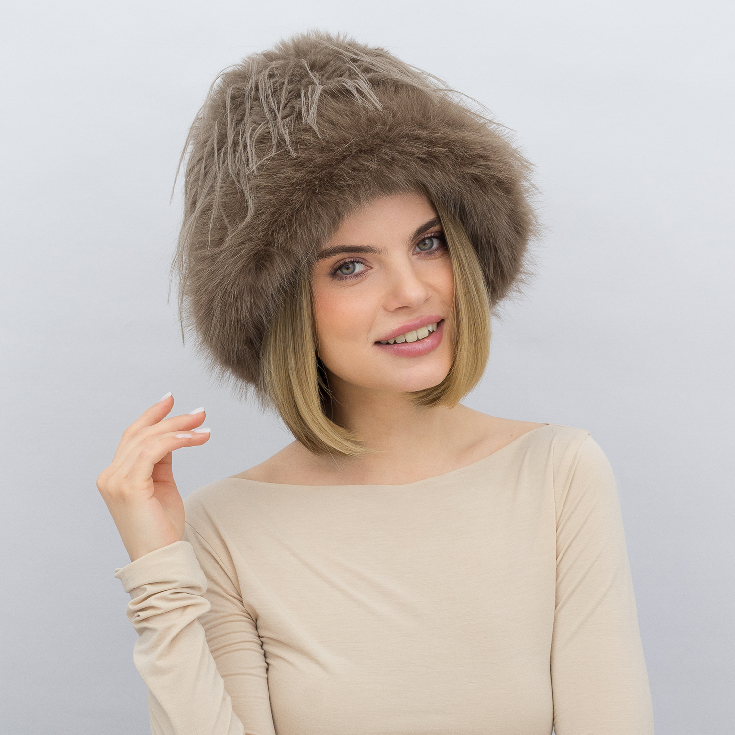 Шапка Malisa АЛАЙН капуччино
