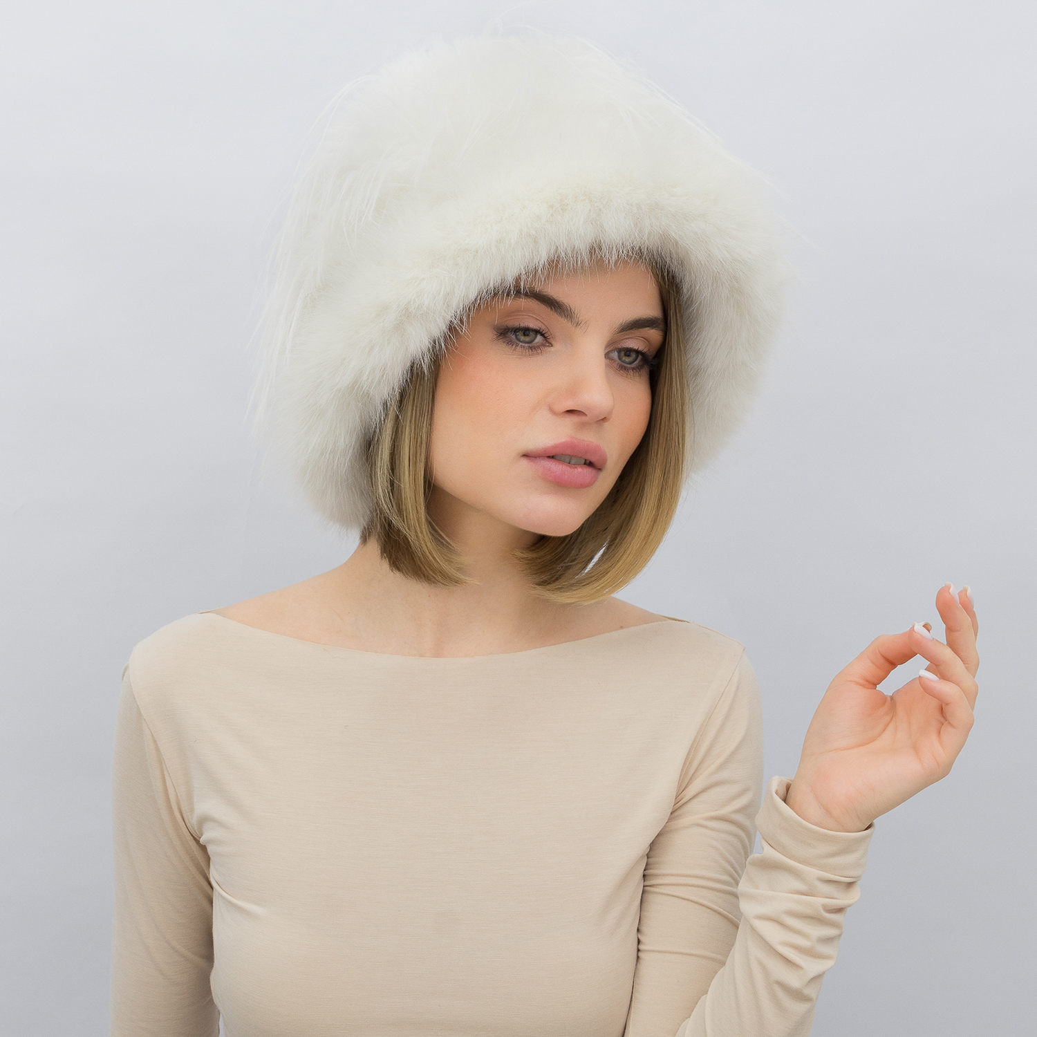Шапка Malisa АЛАЙН белый