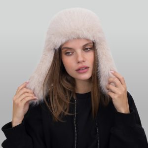 Шапка вушанка Malisa РУТ св.бежевий