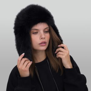 Шапка вушанка Malisa РУТ чорний