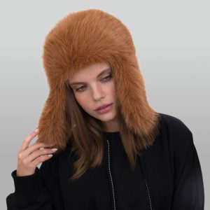 Шапка вушанка Malisa РУТ карамель
