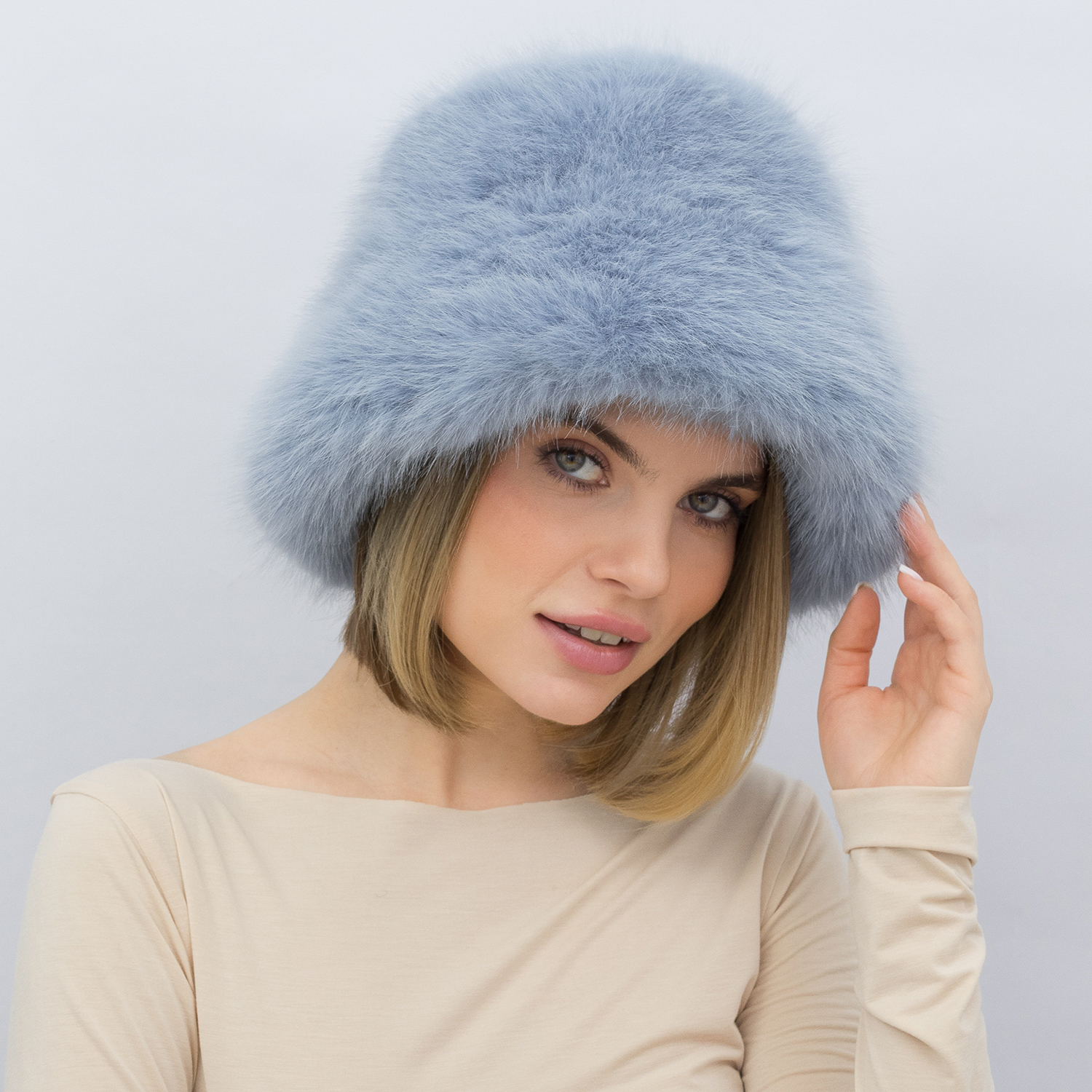 Шапка Malisa ЛЕВІЯ блакитний