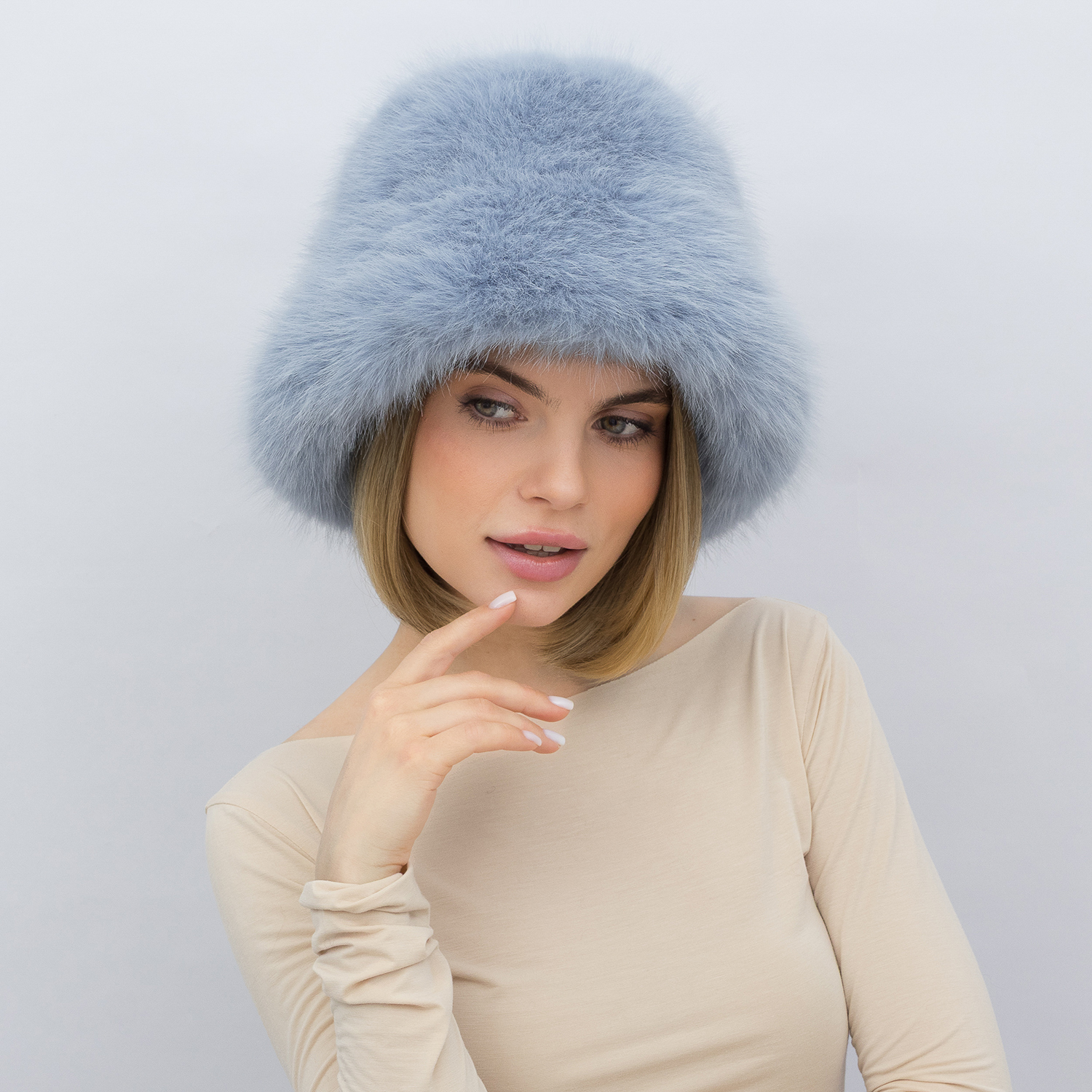 Шапка Malisa ЛЕВІЯ блакитний