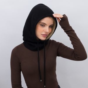 Капор Malisa БЕСТИ черный