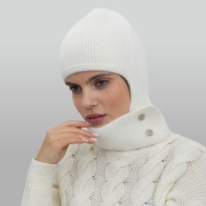 Капор Malisa АМИНА белый